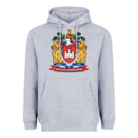 Heather Grey wigan warriors Heavyweight Hoodie - linhVisuals