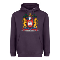 Plum wigan warriors Heavyweight Hoodie - linhVisuals