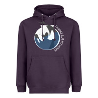 Plum thanks but no tanks Heavyweight Hoodie - linhVisuals