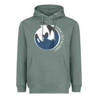 Sage thanks but no tanks Heavyweight Hoodie - linhVisuals