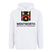 White wentworth standard Heavyweight Hoodie - linhVisuals