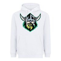 White canberra raiders Heavyweight Hoodie - linhVisuals