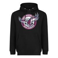 Black manly warringah sea eagles Heavyweight Hoodie - linhVisuals