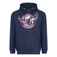 Navy manly warringah sea eagles Heavyweight Hoodie - linhVisuals