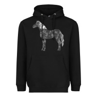 Black horse lover t  shirthorse t  shirt (1) Heavyweight Hoodie - linhVisuals