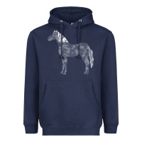 Navy horse lover t  shirthorse t  shirt (1) Heavyweight Hoodie - linhVisuals