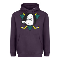 Plum the mighty ducks classic Heavyweight Hoodie - linhVisuals