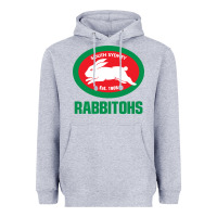 Heather Grey south sidney rabbitohs Heavyweight Hoodie - linhVisuals