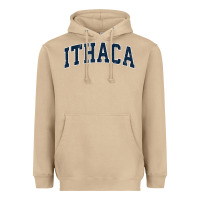 Mushroom ithaca new york ny vintage sports design navy design t shirt Heavyweight Hoodie - linhVisuals