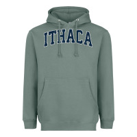Sage ithaca new york ny vintage sports design navy design t shirt Heavyweight Hoodie - linhVisuals