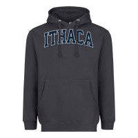 Smoke ithaca new york ny vintage sports design navy design t shirt Heavyweight Hoodie - linhVisuals