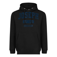 Black joseph oregon or vintage sports established navy design t shirt Heavyweight Hoodie - linhVisuals