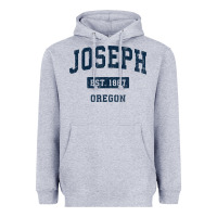 Heather Grey joseph oregon or vintage sports established navy design t shirt Heavyweight Hoodie - linhVisuals
