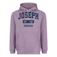 Lavender joseph oregon or vintage sports established navy design t shirt Heavyweight Hoodie - linhVisuals
