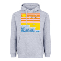 Heather Grey Polo & Pan - Caravelle Heavyweight Hoodie - linhVisuals