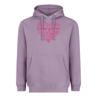 Lavender cute love heart kindergarten teacher valentines day womens Heavyweight Hoodie - linhVisuals