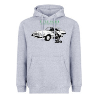 Heather Grey Title Fight Trending Heavyweight Hoodie - linhVisuals