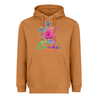 Meerkat kauai hawaii vacation 2022 sea turtle flower tropical t shirt Heavyweight Hoodie - linhVisuals