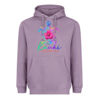 Lavender kauai hawaii vacation 2022 sea turtle flower tropical t shirt Heavyweight Hoodie - linhVisuals