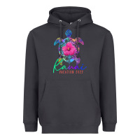Kauai Hawaii Vacation 2022 Sea Turtle Flower Tropical T Shirt Heavyweight Hoodie | Teevron