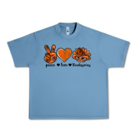 Pebble Blue peace love thanksgiving bbs Urban Heavy Tee - BundleAndBundleShop