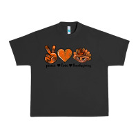 Pigment Black peace love thanksgiving bbs Urban Heavy Tee - BundleAndBundleShop