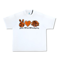 White peace love thanksgiving bbs Urban Heavy Tee - BundleAndBundleShop