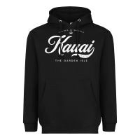 Black kauai hawaii vintage retro t shirt Heavyweight Hoodie - linhVisuals