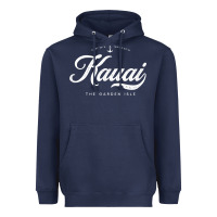 Navy kauai hawaii vintage retro t shirt Heavyweight Hoodie - linhVisuals