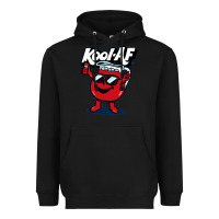 Black Kool-Af Heavyweight Hoodie - linhVisuals