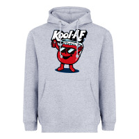 Heather Grey Kool-Af Heavyweight Hoodie - linhVisuals