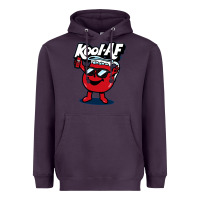 Plum Kool-Af Heavyweight Hoodie - linhVisuals