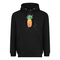 Black Pineapple Onesie Heavyweight Hoodie - linhVisuals