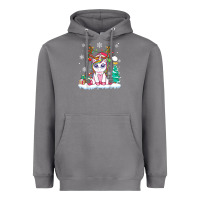 Storm cute unicorn christmas shirt kid girls women deer santa xmas 1 Heavyweight Hoodie - linhVisuals