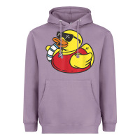 Lavender lifeguard rubber duck t shirt Heavyweight Hoodie - linhVisuals