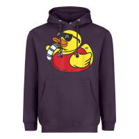Plum lifeguard rubber duck t shirt Heavyweight Hoodie - linhVisuals