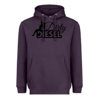 Plum Dirty Diesel Sexy Heavyweight Hoodie - linhVisuals