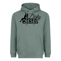 Sage Dirty Diesel Sexy Heavyweight Hoodie - linhVisuals