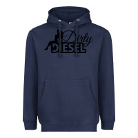 Navy Dirty Diesel Sexy Heavyweight Hoodie - linhVisuals