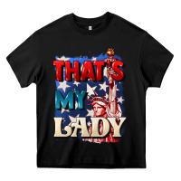 Black thats my lady 4th of july Heavy Core Tee - CowGirlArtShop