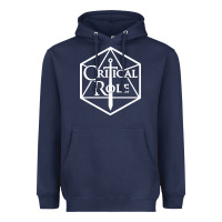 Navy critical role Heavyweight Hoodie - linhVisuals