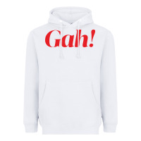 White lisa say gah Heavyweight Hoodie - linhVisuals