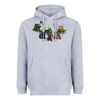 Heather Grey mouse guard Heavyweight Hoodie - linhVisuals