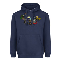 Navy mouse guard Heavyweight Hoodie - linhVisuals