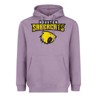 Lavender houston sabercats rugby Heavyweight Hoodie - linhVisuals