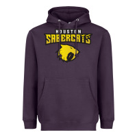 Plum houston sabercats rugby Heavyweight Hoodie - linhVisuals
