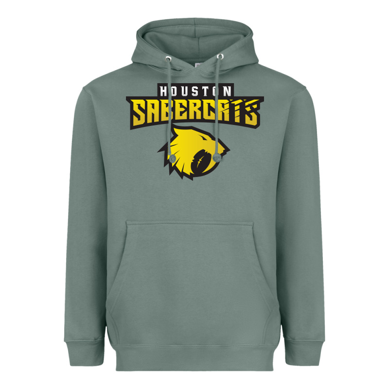 Houston Sabercats Rugby Heavyweight Hoodie by linhVisuals | Teevron