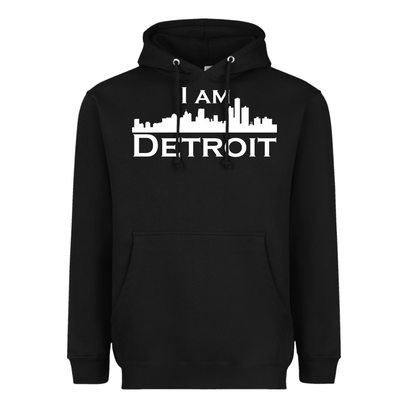 I Am Detroit Heavyweight Hoodie by linhVisuals | Teevron