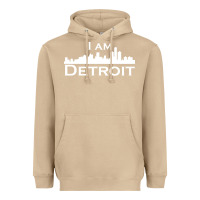 Mushroom I Am Detroit Heavyweight Hoodie - linhVisuals