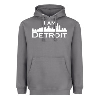Storm I Am Detroit Heavyweight Hoodie - linhVisuals